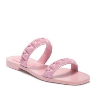 Stuart Weitzman Rosita Dual Strap Slide Sandal